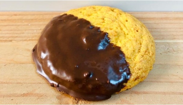 Cocoskoeken met chocolade